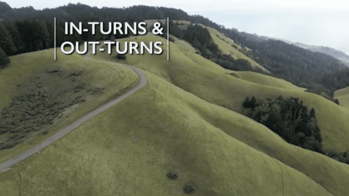 winding road in the hills of Marin