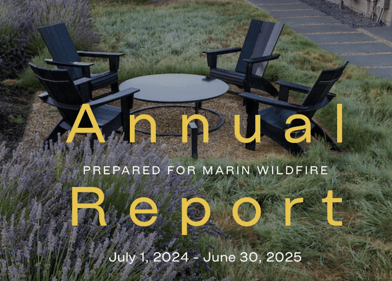 table and chairs outside with lavender and grass around it