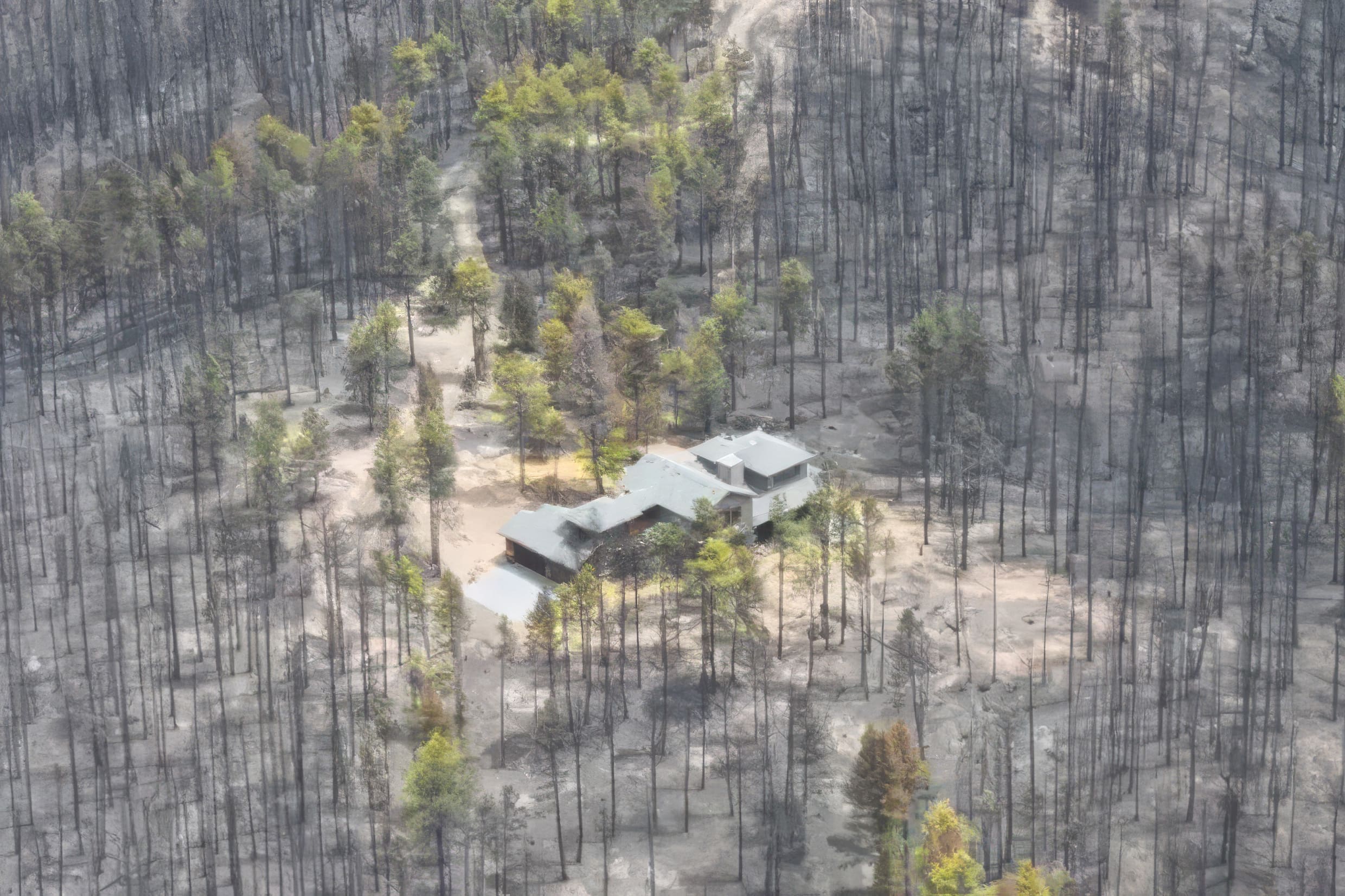 house that survived a fire