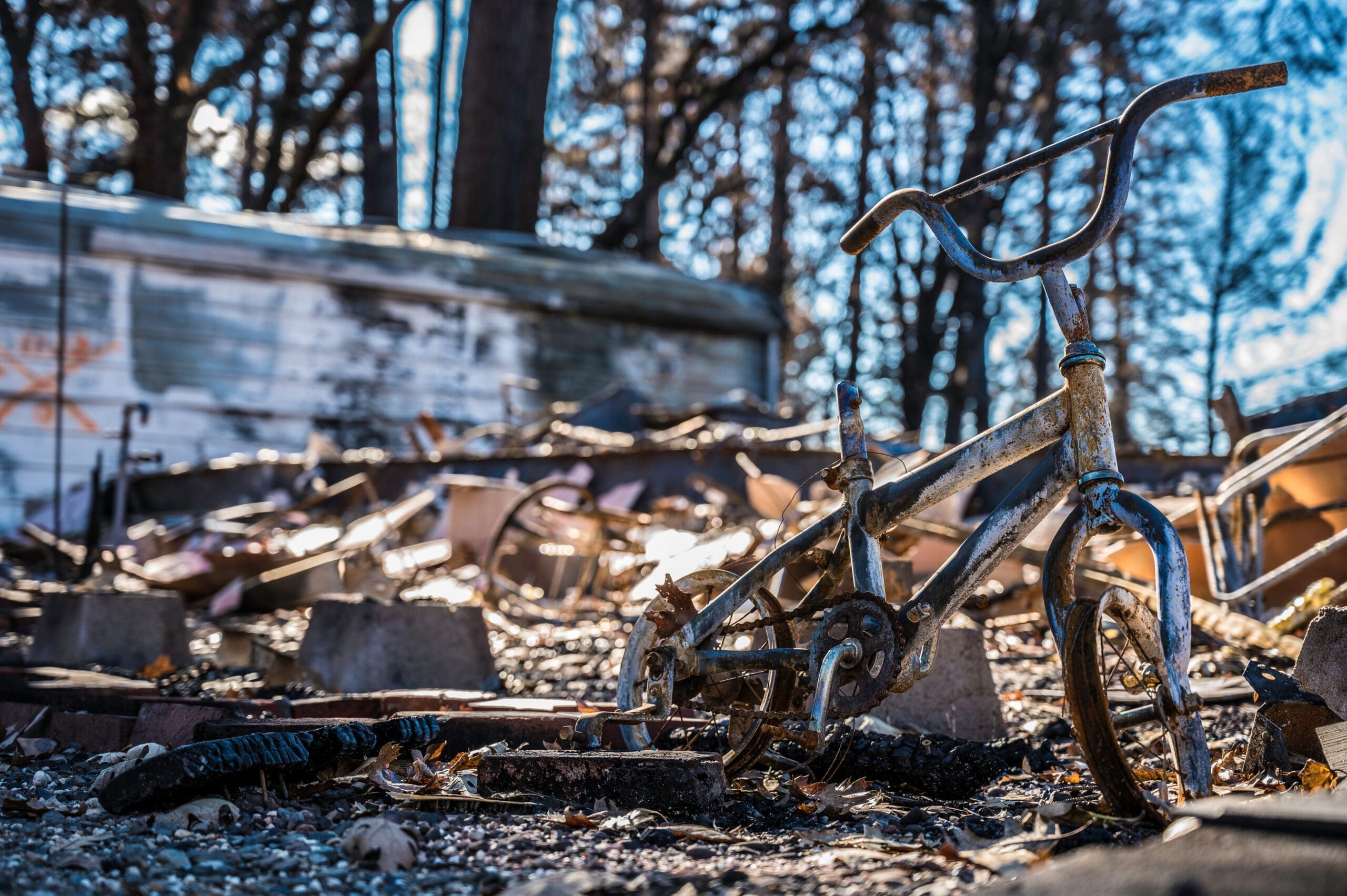 Camp,Fire,Aftermath,Of,My,Homes,In,Paradise,California.