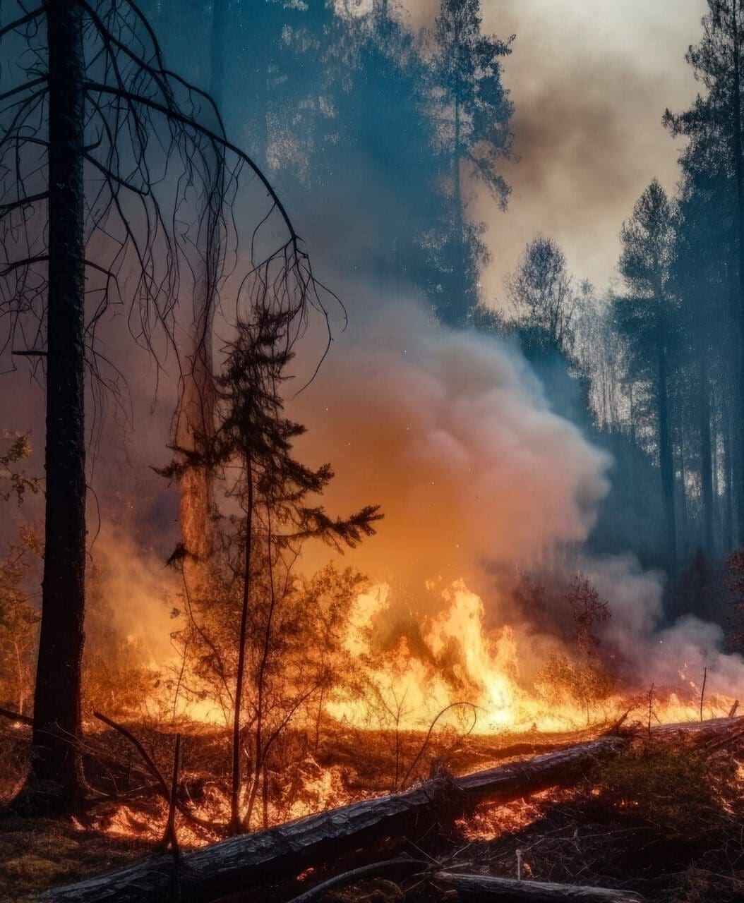 Forest,Fire,In,The,Mountains