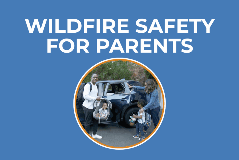 Parents getting in car